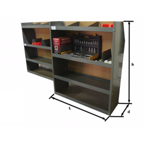 Nv200 Tool Rack Set of 2 Shelving Units Nissan NV200