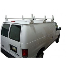 3 Bar Aluminum Ladder/Utility Rack Ford Econoline 1994 - 2014 3 Bar Aluminum Ladder/Utility Rack Ford Econoline 1994 - 2014