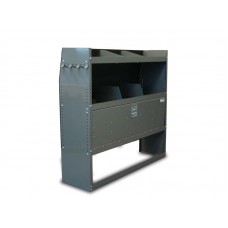 Ford Transit Connect Shelving Storage Unit with Door Kit 38"L x 44"H x 13"D